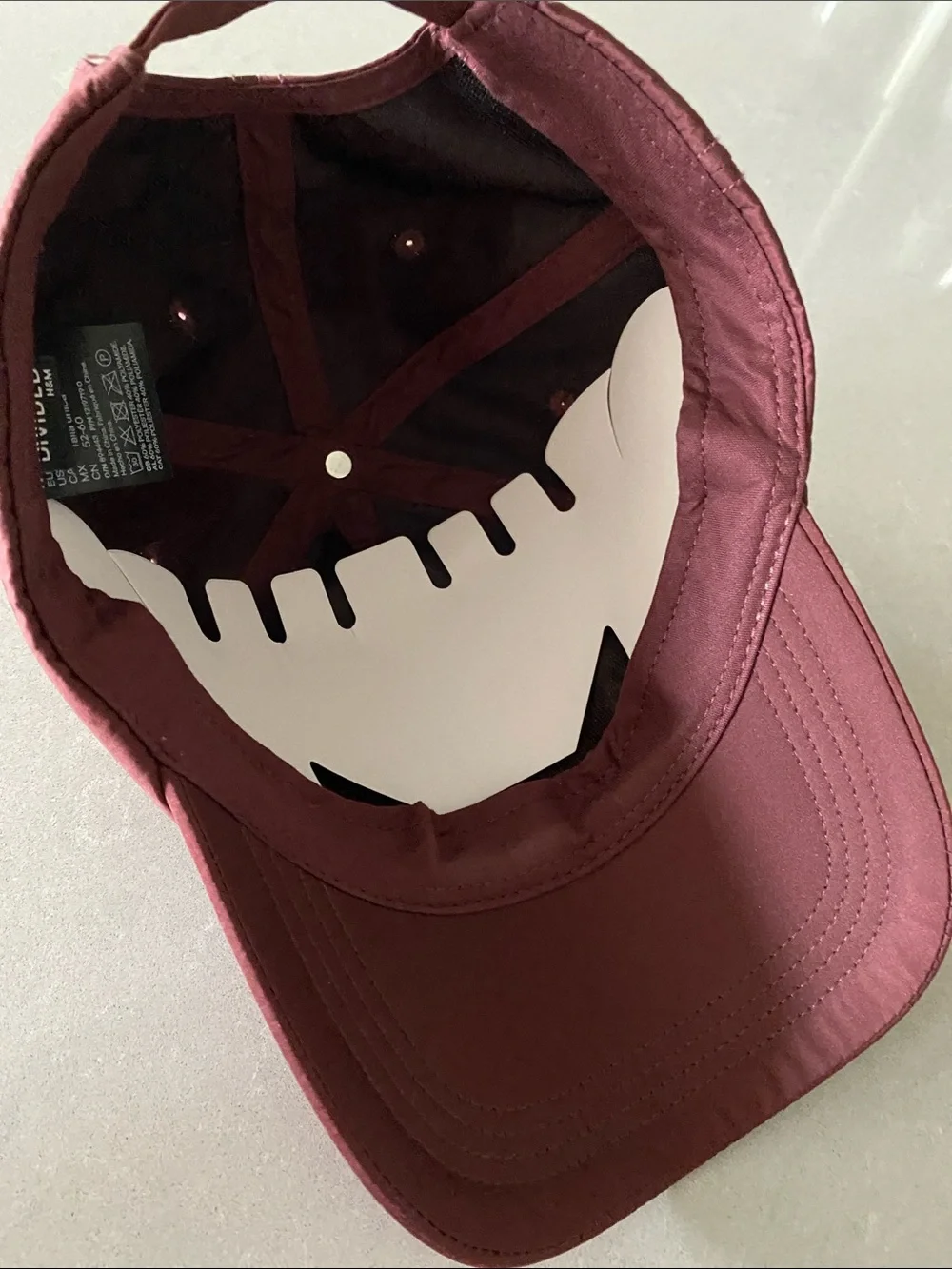 Wine Burgundy Satin Baseball Cap Zara Mango H&M